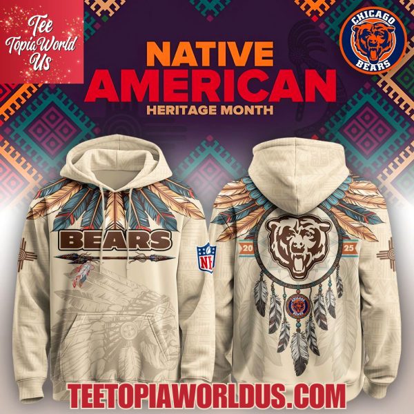 Chicago Bears Native American Heritage Month Hoodie