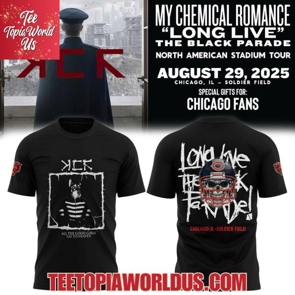 Chicago Bears x MCR 2025 Tour T-shirt