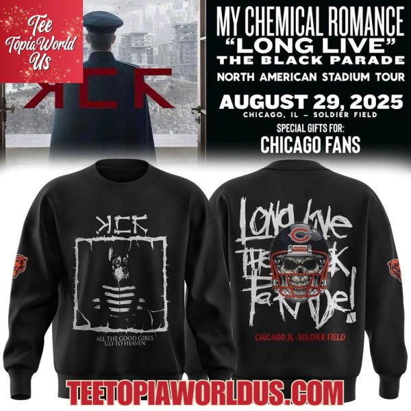 Chicago Bears x MCR 2025 Tour T-shirt