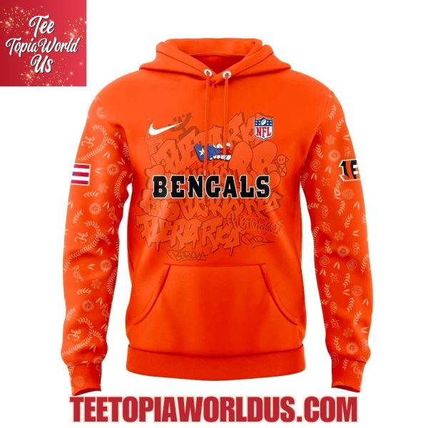 Cincinnati Bengals Puerto Rican Heritage Hoodie