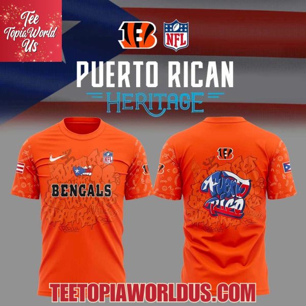 Cincinnati Bengals Puerto Rican Heritage Hoodie