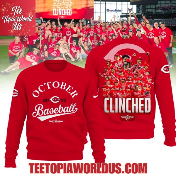 Cincinnati Reds October 2025 Postseason T-Shirt, Hoodie