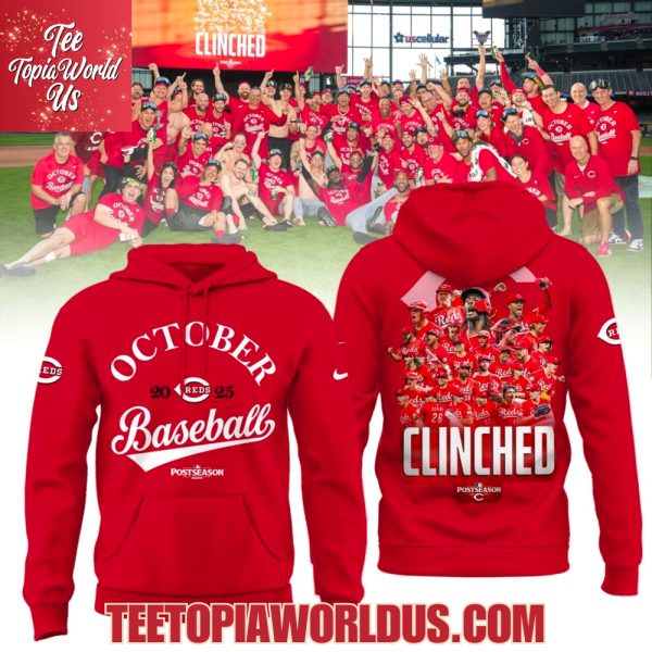 Cincinnati Reds October 2025 Postseason T-Shirt, Hoodie