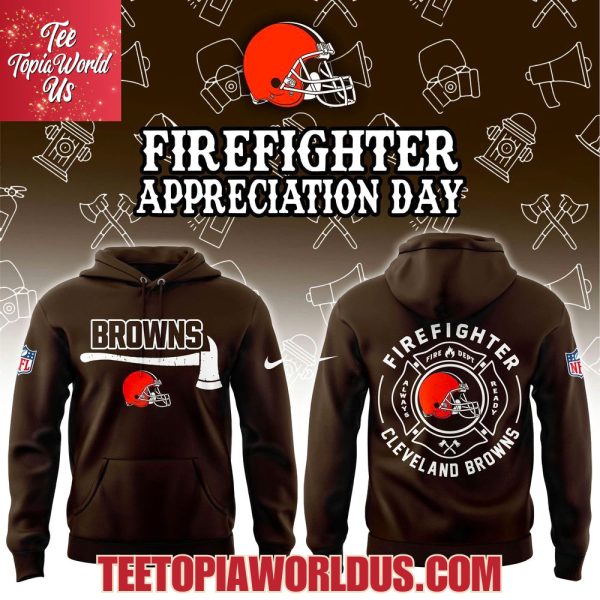 Cleveland Browns Firefighter Application Day Hoodie
