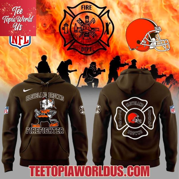 Cleveland Browns Firefighter Appreciation 2025 Hoodie