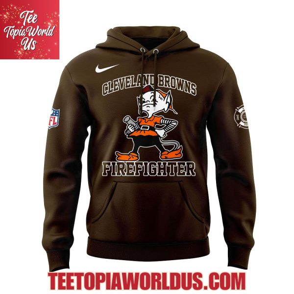 Cleveland Browns Firefighter Appreciation 2025 Hoodie