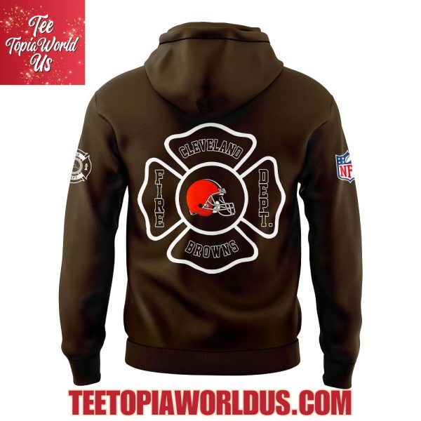 Cleveland Browns Firefighter Appreciation 2025 Hoodie