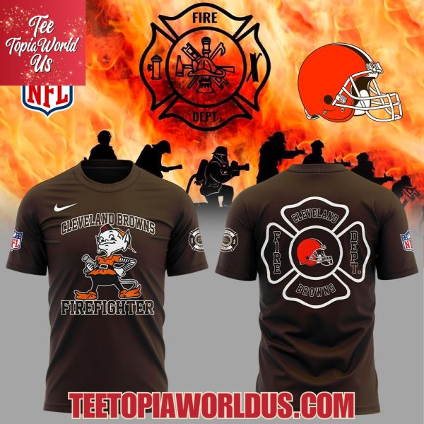 Cleveland Browns Firefighter Appreciation 2025 Hoodie