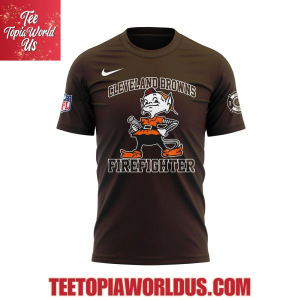 Cleveland Browns Firefighter Appreciation 2025 Hoodie
