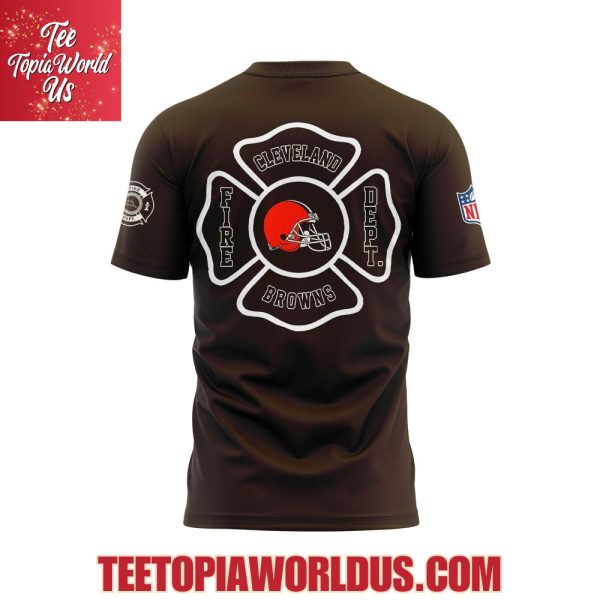 Cleveland Browns Firefighter Appreciation 2025 Hoodie