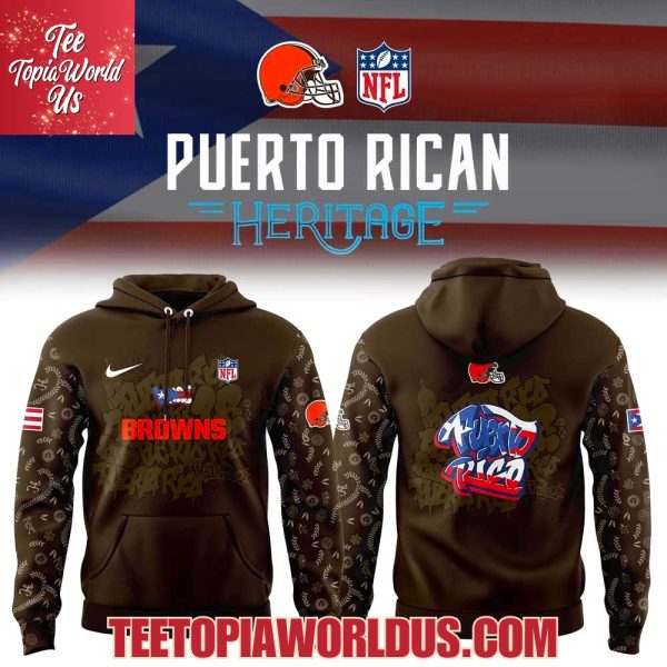 Cleveland Browns Puerto Rican Heritage Hoodie