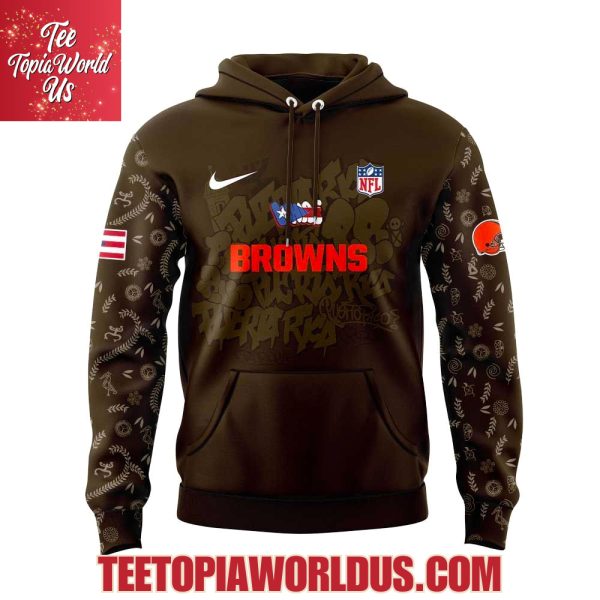 Cleveland Browns Puerto Rican Heritage Hoodie