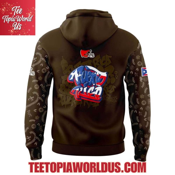 Cleveland Browns Puerto Rican Heritage Hoodie