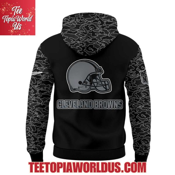 Cleveland Browns x RFLCTV Black Collection Hoodie