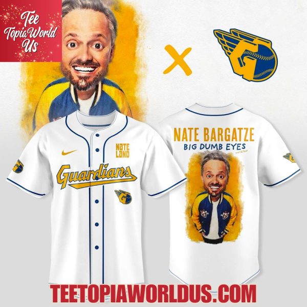 Cleveland Guardians x Nate Bargatze Big Dumb Eyes World Tour Jersey