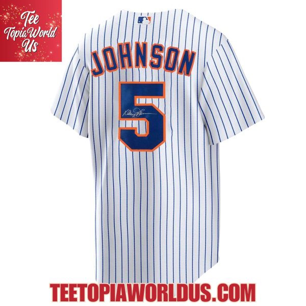 Davey Johnson Memorial New York Mets Jersey