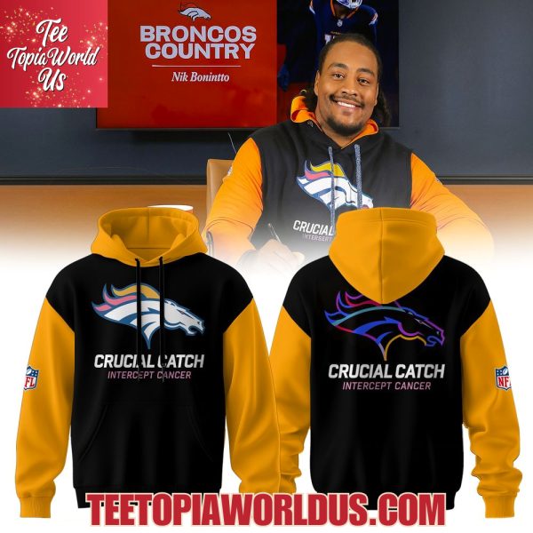 Denver Broncos Crucial Catch Hoodie