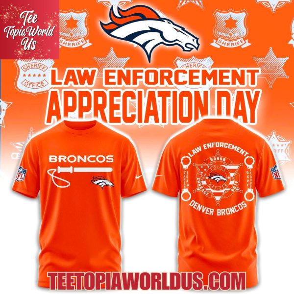 Denver Broncos Law Enforcement Appreciation Day Hoodie