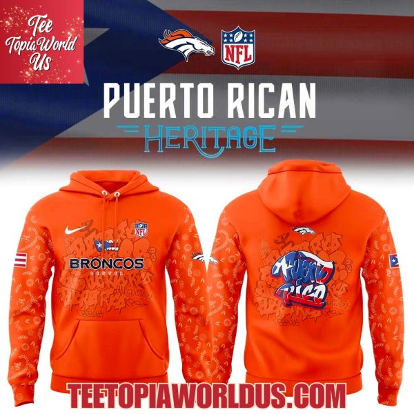 Denver Broncos Puerto Rican Heritage Hoodie