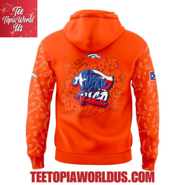 Denver Broncos Puerto Rican Heritage Hoodie