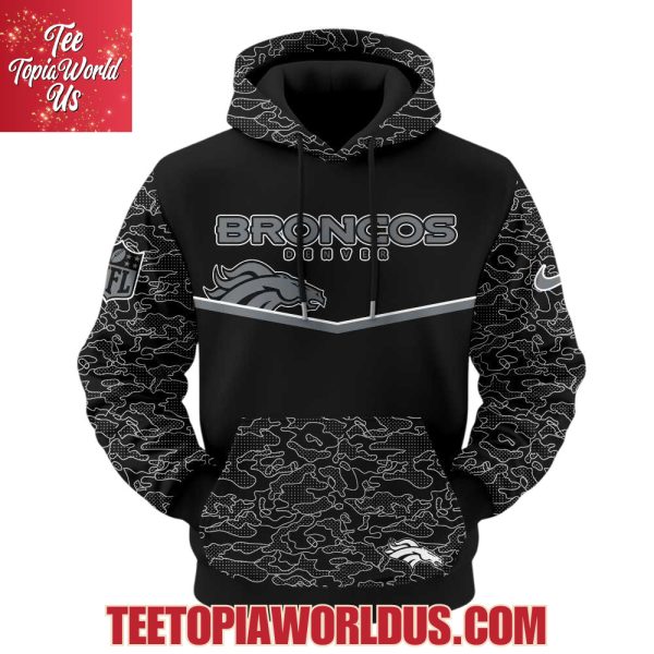 Denver Broncos x RFLCTV Black Collection Hoodie