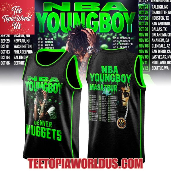 Denver Nuggets x NBA YOUNGBOY – MASA TOUR Jersey