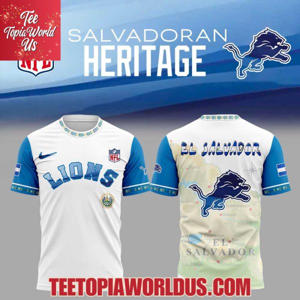 Detroit Lions El Salvador Heritage Hoodie