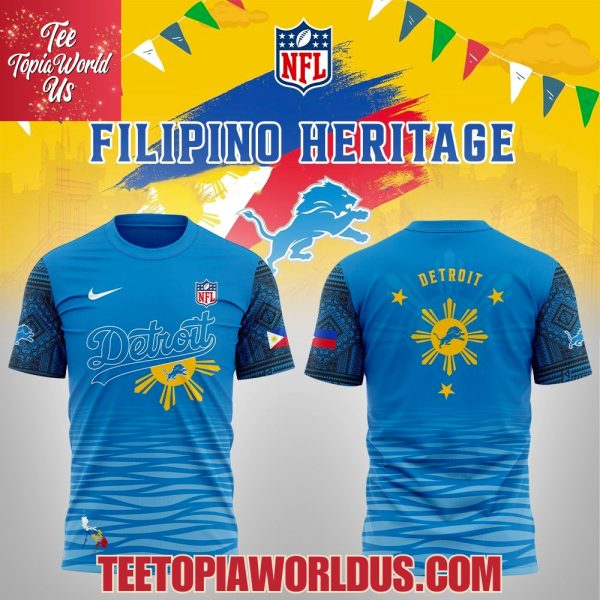Detroit Lions Filipino Heritage Hoodie
