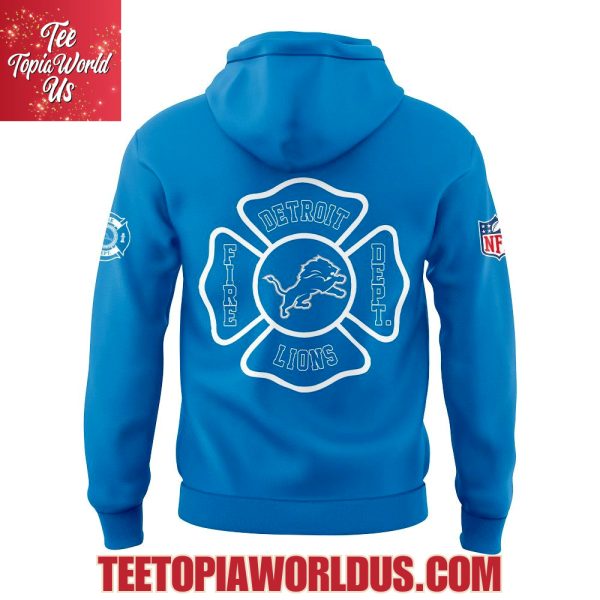 Detroit Lions Firefighter Appreciation 2025 Hoodie