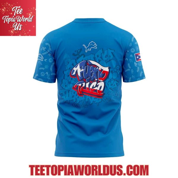 Detroit Lions Puerto Rican Heritage Hoodie