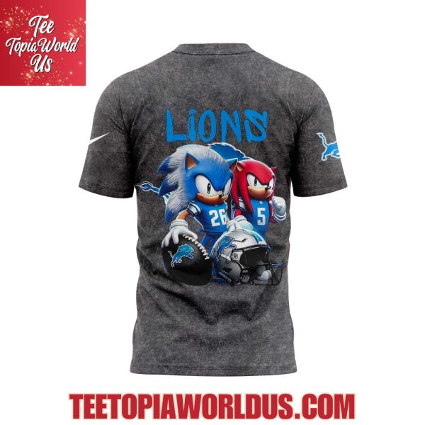 Detroit Lions Sonic and Knuckles T-Shirt, Hoodie