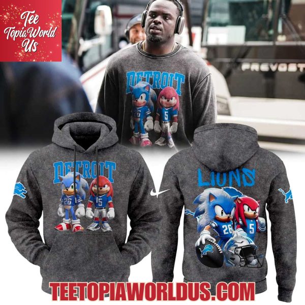Detroit Lions Sonic and Knuckles T-Shirt, Hoodie