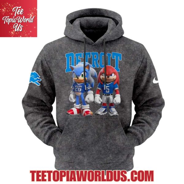 Detroit Lions Sonic and Knuckles T-Shirt, Hoodie