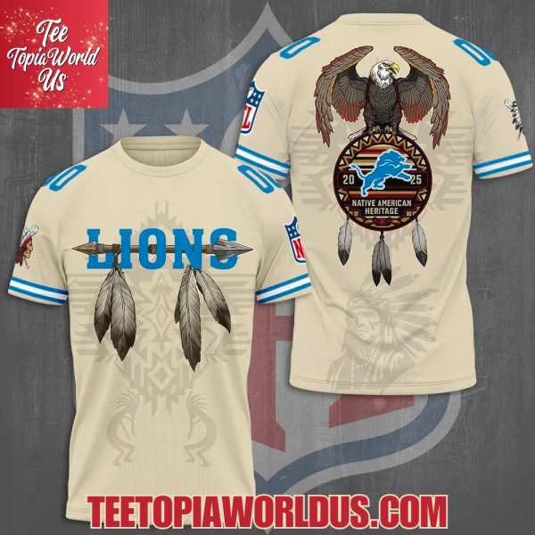 Detroit Lions x Native American Heritage Shirt