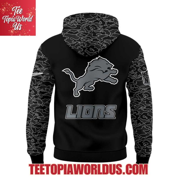 Detroit Lions x RFLCTV Black Collection Hoodie