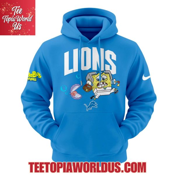 Detroit Lions x SpongeBob T-Shirt, Hoodie