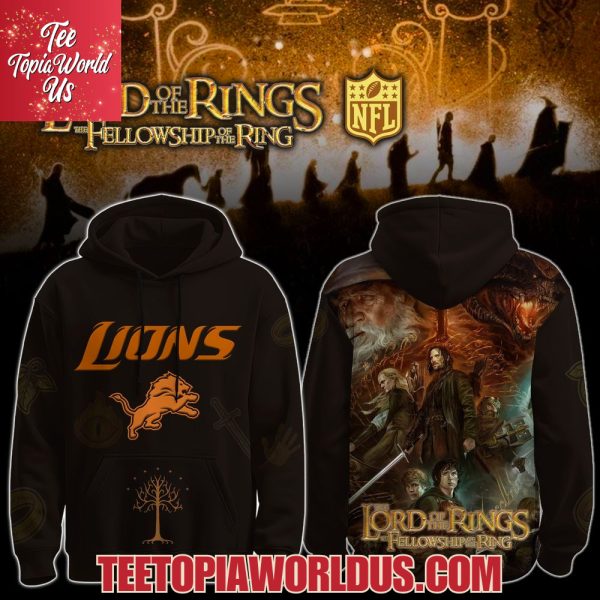 Detroit Lions x The Lord of the Rings The Fellowship of the Ring Hoodie