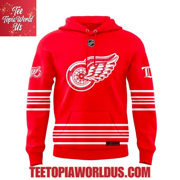 Detroit Red Wings New Uniform Celebrate 100y of Hockeytown Hoodie