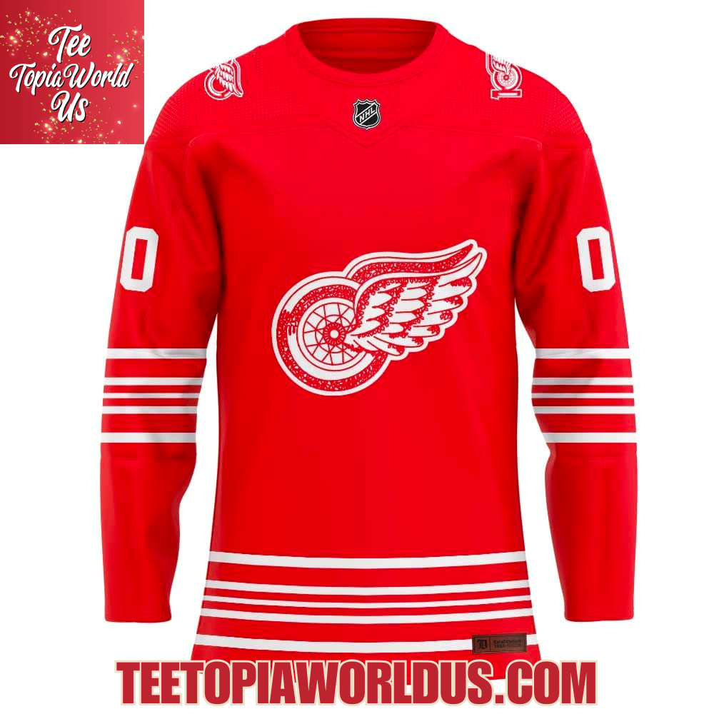 Detroit Red Wings New Uniform Celebrate 100y of Hockeytown Jersey Detroit Red Wings New Uniform Celebrate 100y of Hockeytown Jersey