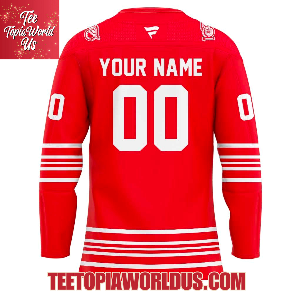 Detroit Red Wings New Uniform Celebrate 100y of Hockeytown Jersey Detroit Red Wings New Uniform Celebrate 100y of Hockeytown Jersey