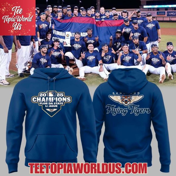 Detroit Tigers 2025 Champions Florida State League Lakeland Flying T-Shirt, Hoodie