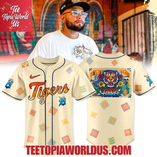 Detroit Tigers and the artwork by artist Freddy Díaz Jersey