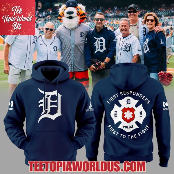 Detroit Tigers First Responders Day T-Shirt, Hoodie