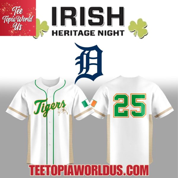Detroit Tigers Irish Heritage Jersey