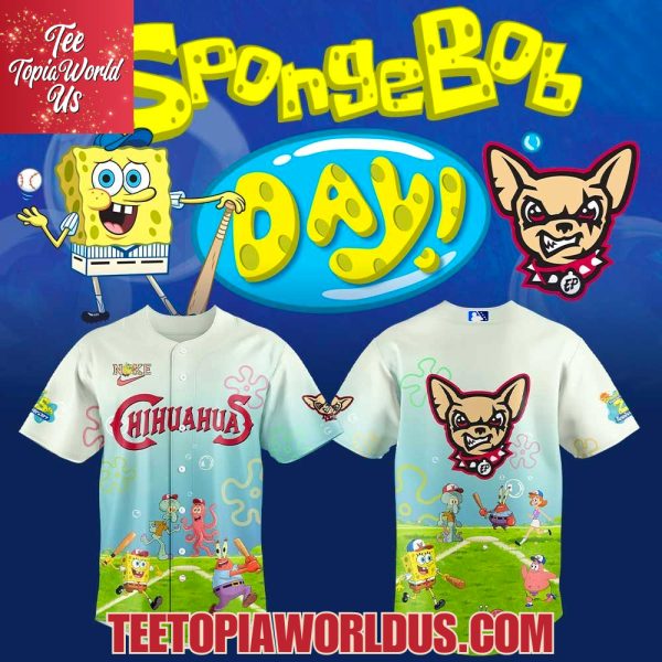 El Paso Chihuahuas SpongeBob Day Jersey