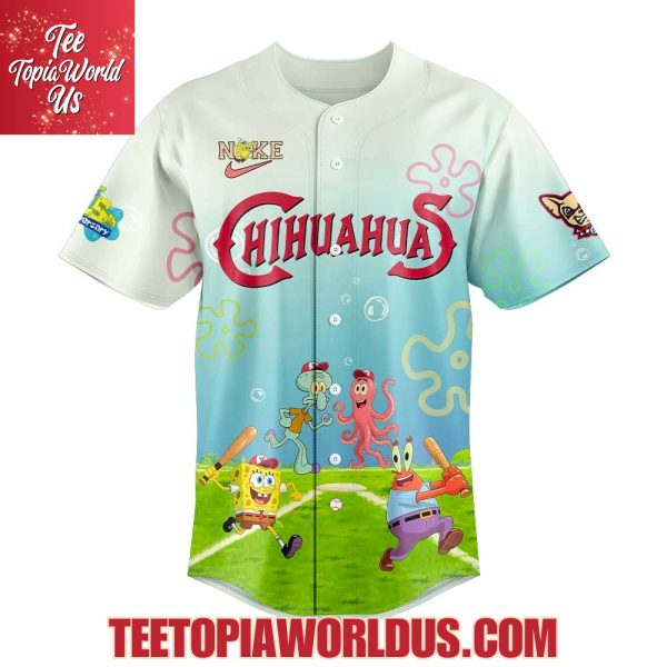 El Paso Chihuahuas SpongeBob Day Jersey