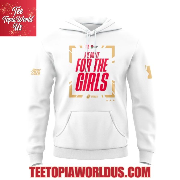 England 2025 Women’s Rugby World Cup Champions For The Girls T-Shirt, Hoodie