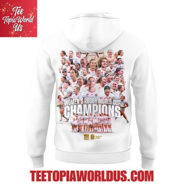 England 2025 Women’s Rugby World Cup Champions Hoodie