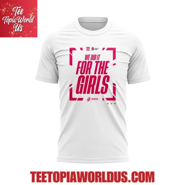 England 2025 Women’s Rugby World Cup Champions T-Shirt