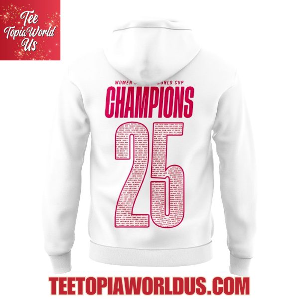 England 2025 Women’s Rugby World Cup Champions T-Shirt